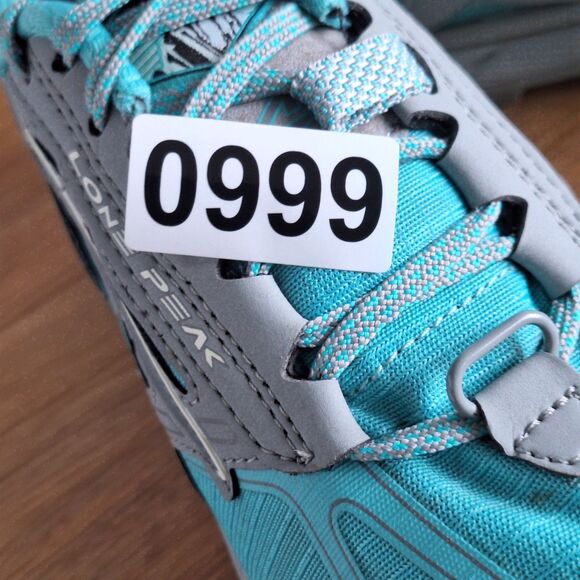 Altra Lone Peak 4 Trail Running Shoes Women 7 Teal Blue Gray Athletic Sneakers - Picture 12 of 12